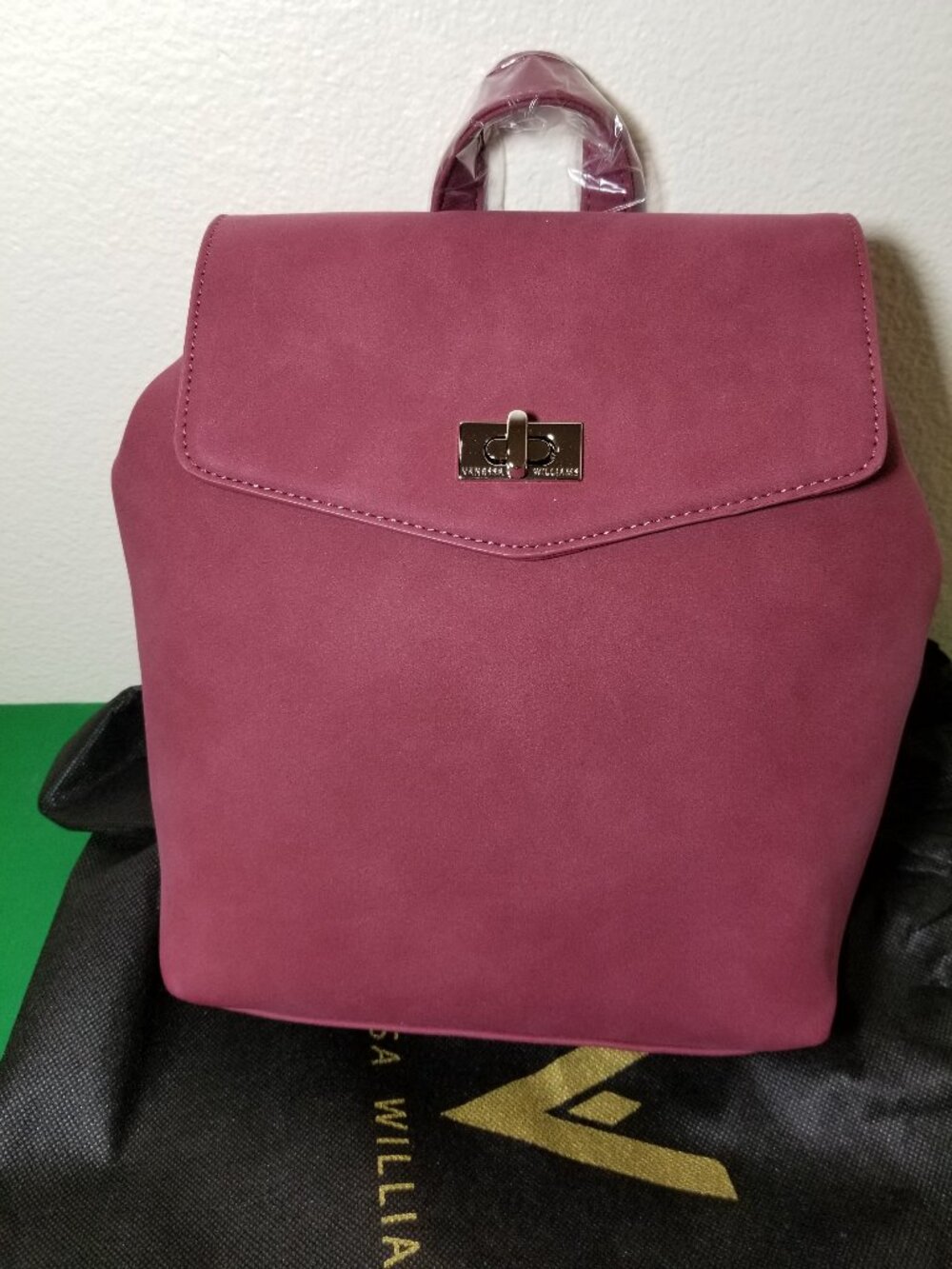 Vanessa Williams Burgundy Backpack Bag Travel City Retro Boho Hippie Street NWT